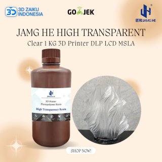 Jamg He High Transparent Clear Resin 1 KG 3D Printer DLP LCD MSLA
